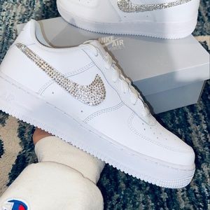 Blinged out Nike Air Force 1 CUSTOM